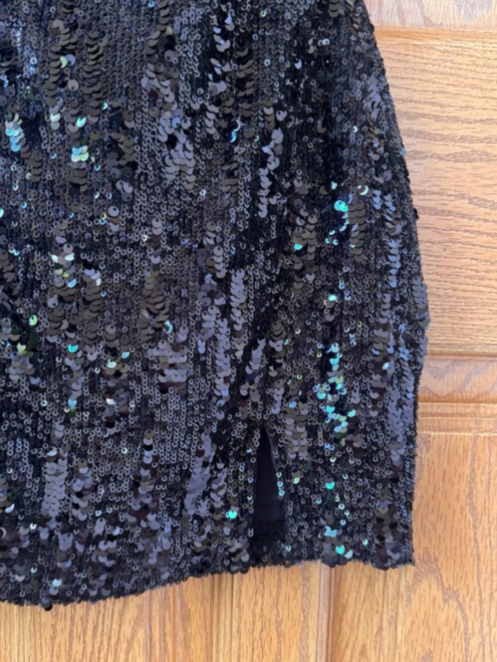 Black Sequence Dress - Picture 4 of 4